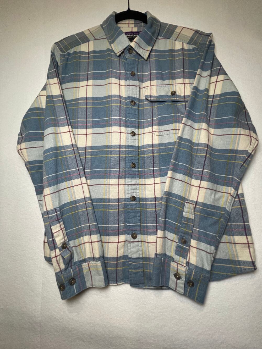 Patagonia Worn Wear Men's Long-Sleeved Lightweight Fjord Flannel Shirt